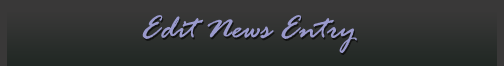 Edit News Entry